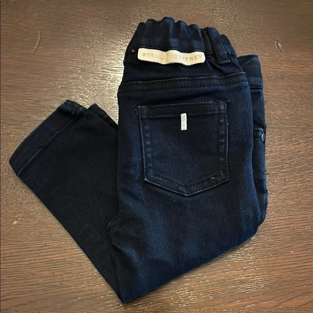 Stella McCartney Dark Navy Cotton Jeans with Stretch Toddler Size 12 Months - Picture 12 of 12